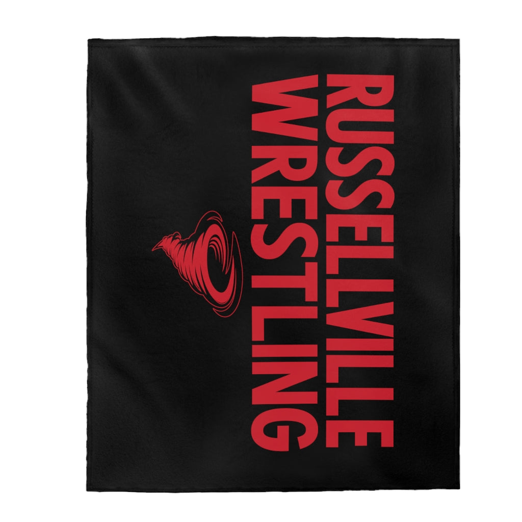 Russellville HS Wrestling Plush Blanket